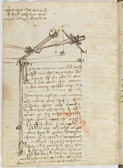 Birds Flight Code, Sheet 16 Verso by Leonardo da Vinci